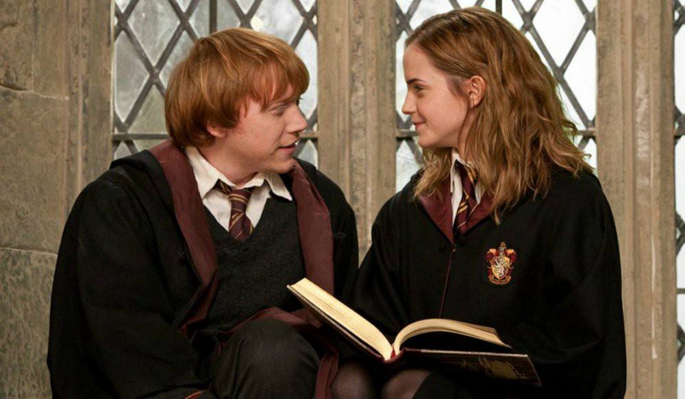 Ron et Hermione, deux amis devenus amoureux